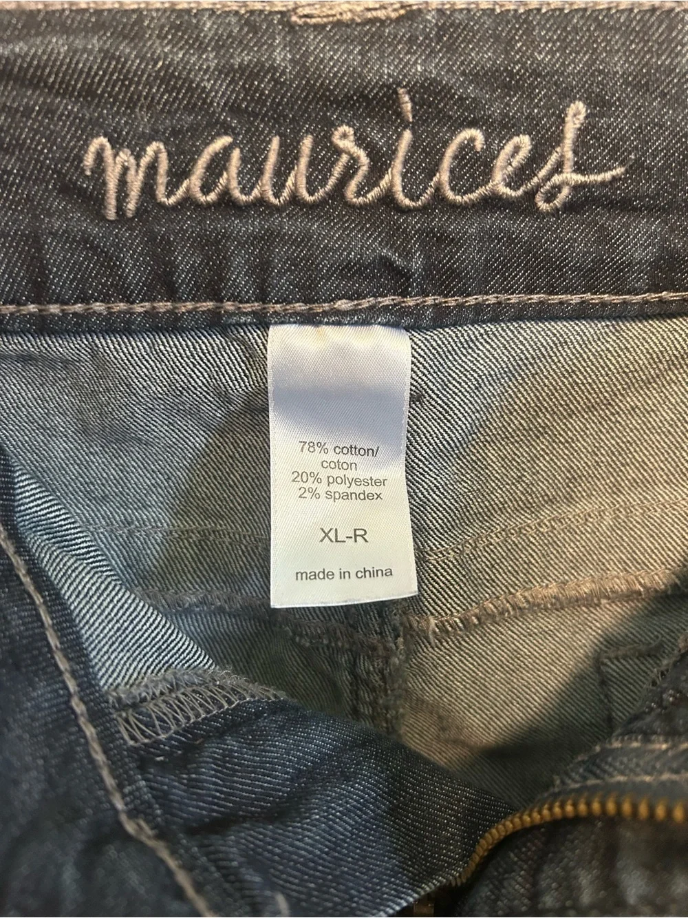 Maurices Dark Blue Skinny Stretch Jeans - Picture 4 of 4